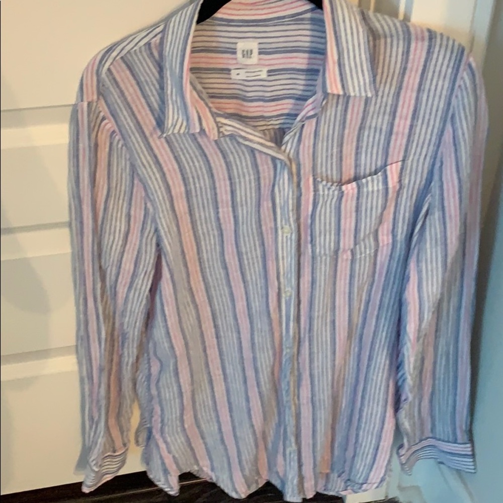 Striped Button Down